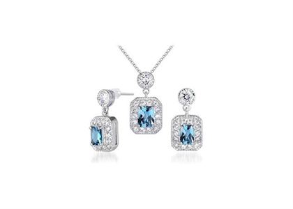 White Gold Plated | Fashion Pendant Sets